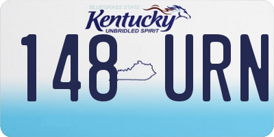 KY license plate 148URN