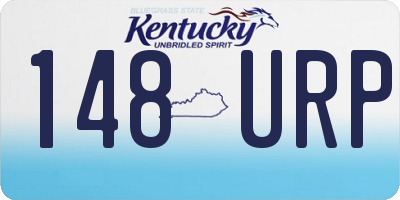 KY license plate 148URP