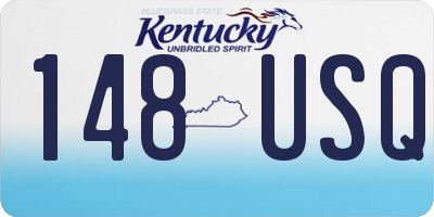 KY license plate 148USQ