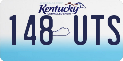 KY license plate 148UTS