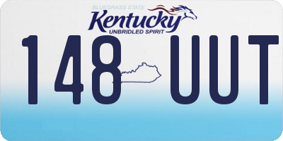KY license plate 148UUT