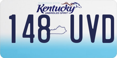 KY license plate 148UVD
