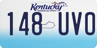 KY license plate 148UVO
