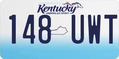 KY license plate 148UWT