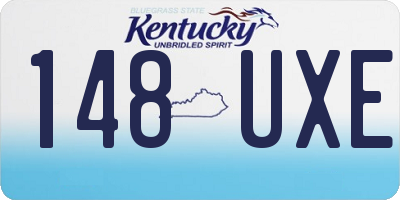 KY license plate 148UXE