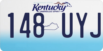 KY license plate 148UYJ
