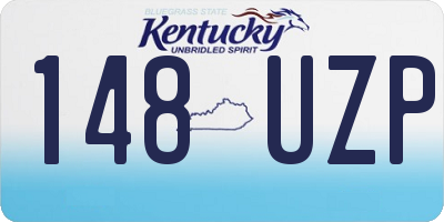 KY license plate 148UZP