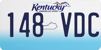 KY license plate 148VDC