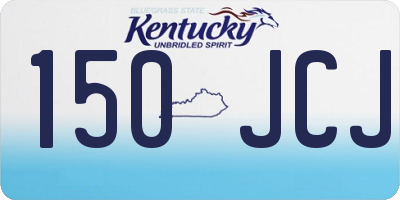 KY license plate 150JCJ