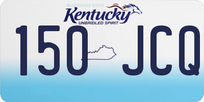 KY license plate 150JCQ