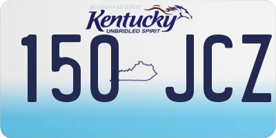 KY license plate 150JCZ