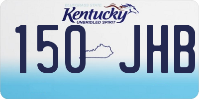 KY license plate 150JHB