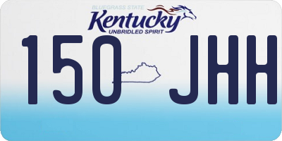 KY license plate 150JHH