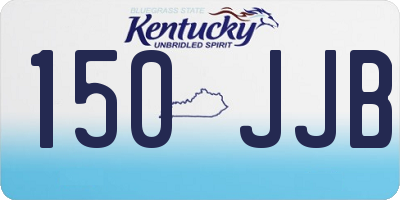 KY license plate 150JJB