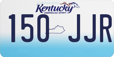 KY license plate 150JJR