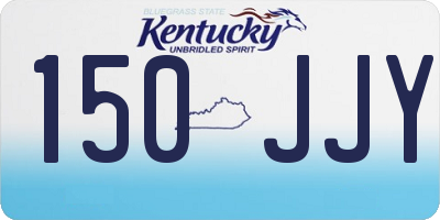 KY license plate 150JJY