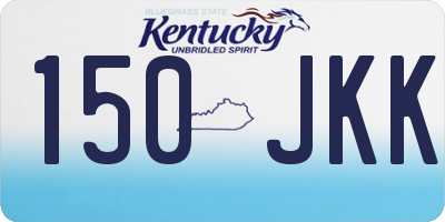 KY license plate 150JKK