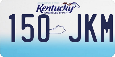 KY license plate 150JKM