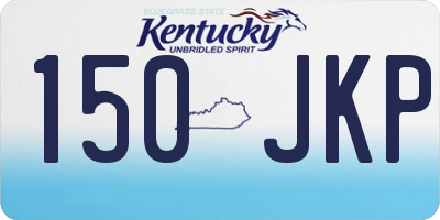 KY license plate 150JKP