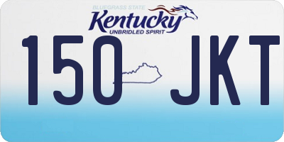 KY license plate 150JKT