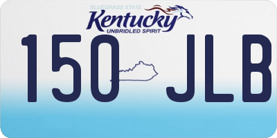 KY license plate 150JLB