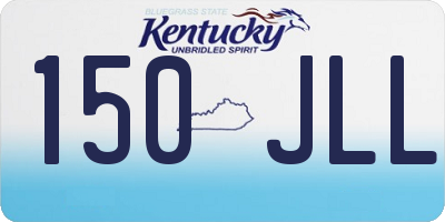 KY license plate 150JLL