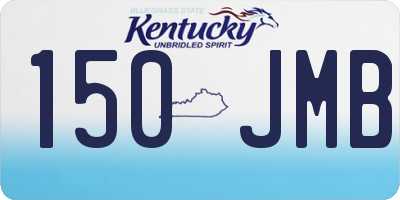 KY license plate 150JMB