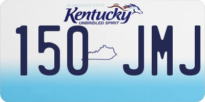 KY license plate 150JMJ