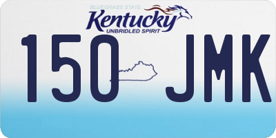 KY license plate 150JMK