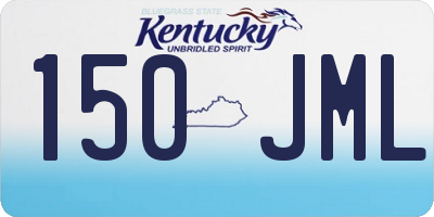 KY license plate 150JML
