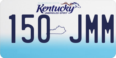 KY license plate 150JMM