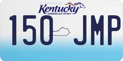 KY license plate 150JMP