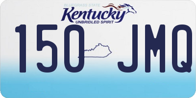 KY license plate 150JMQ