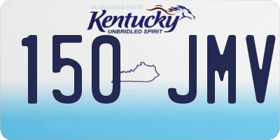 KY license plate 150JMV