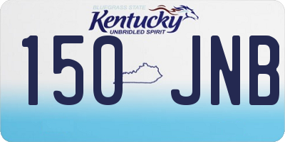 KY license plate 150JNB