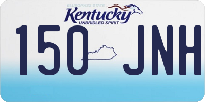 KY license plate 150JNH