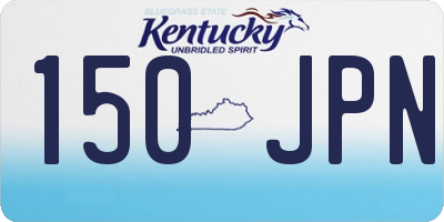 KY license plate 150JPN