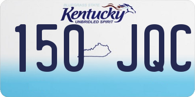 KY license plate 150JQC
