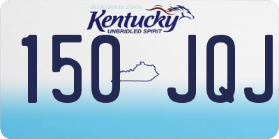 KY license plate 150JQJ