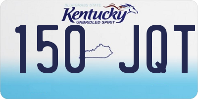 KY license plate 150JQT