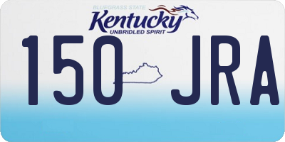 KY license plate 150JRA