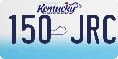 KY license plate 150JRC
