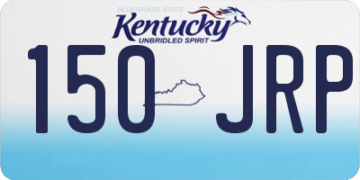 KY license plate 150JRP