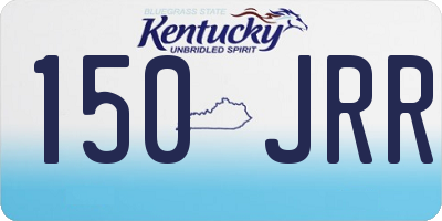 KY license plate 150JRR