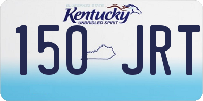 KY license plate 150JRT