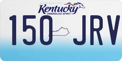 KY license plate 150JRV