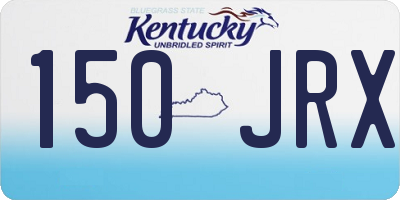 KY license plate 150JRX