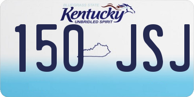 KY license plate 150JSJ