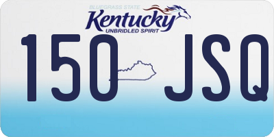 KY license plate 150JSQ