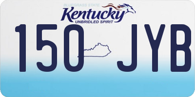KY license plate 150JYB